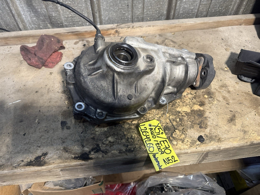 2007-2010 BMW X5 3.0 Front Differential Carrier 4.44 Ratio 31507552532 OEM