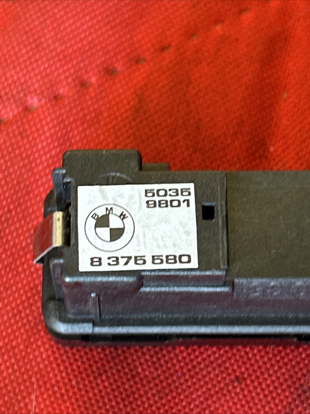 D 07-13 BMW X5 xDrive Rear Trunk Lid Release Open Switch Black 8375580 Oem
