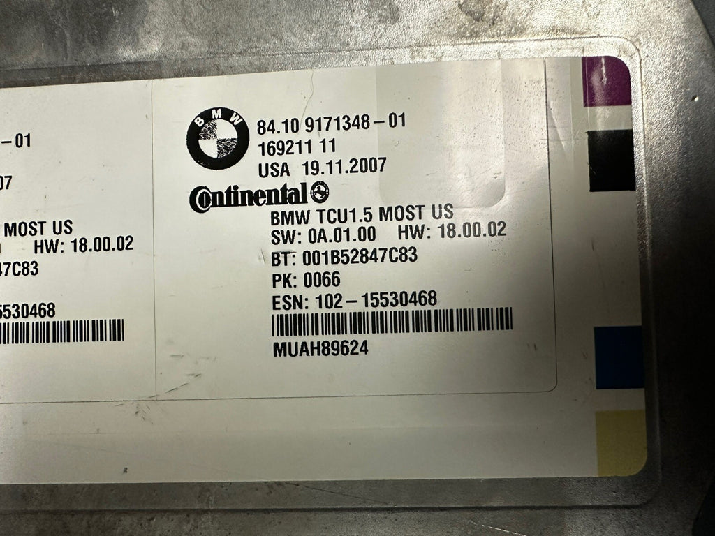 OEM BMW E90 2006-2011 BLUETOOTH TELEMATIC CONTROL MODULE  E91 E92 E93 9171348