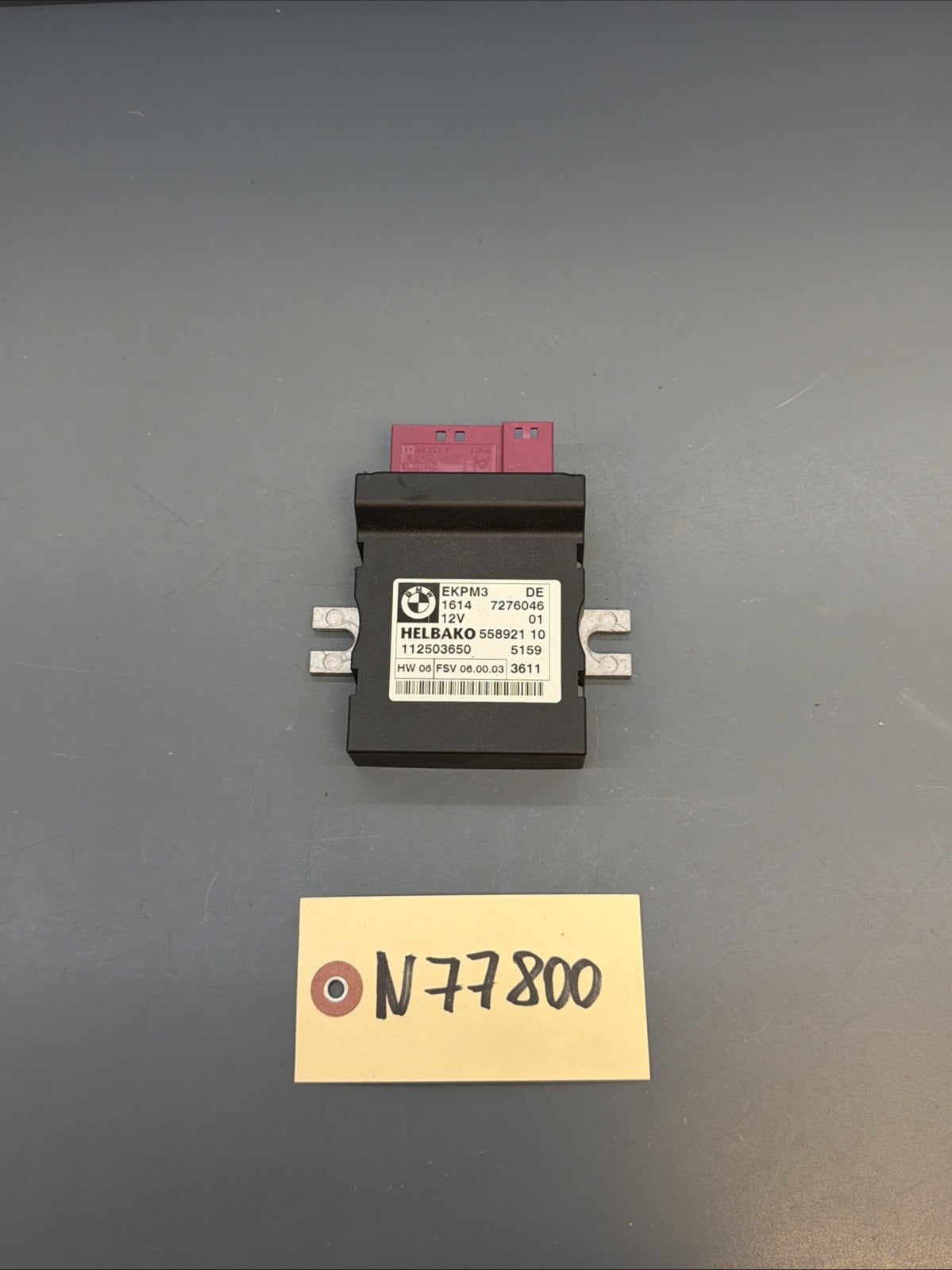 BMW 1 3 5 X5 E60 E70 E81 E82 E87 E90 Fuel Pump Control Unit Module EKPM3 7276046