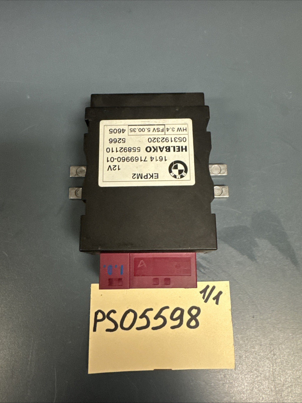 06-13 BMW E88 E60 E90 E92 1 3 5 SERIES FUEL PUMP CONTROL MODULE OEM 7169960