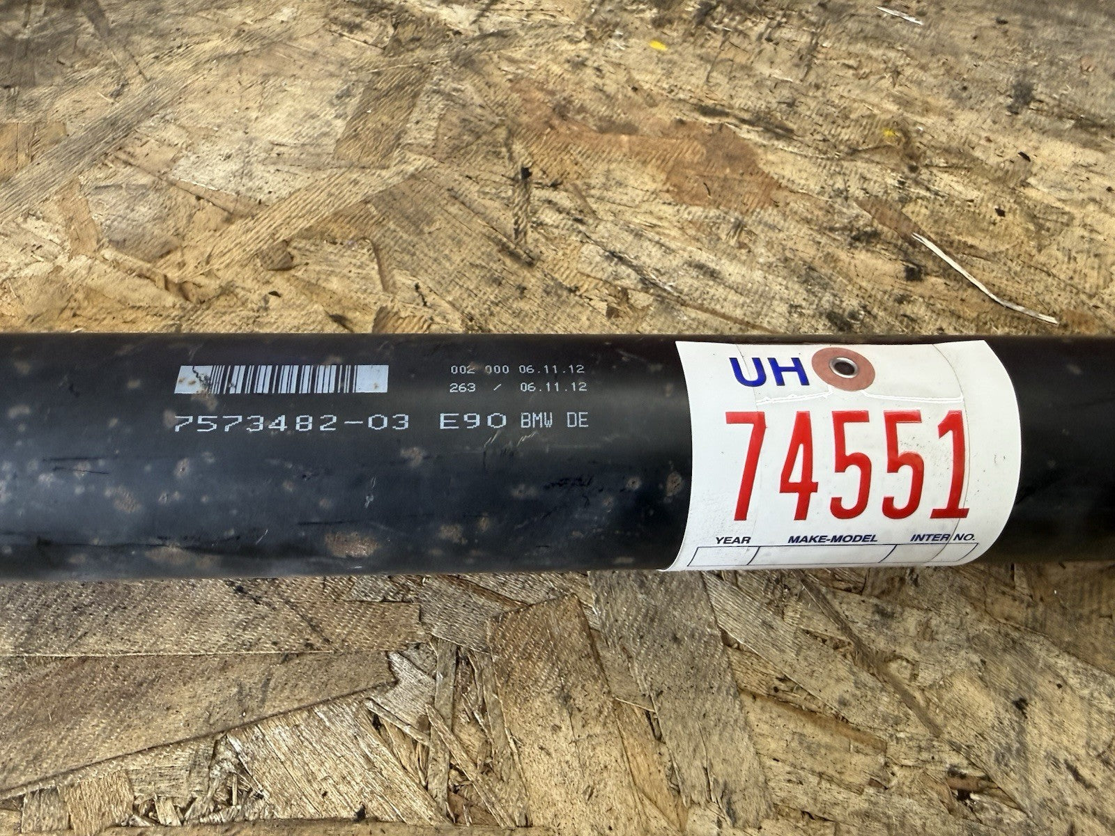 OEM BMW DRIVESHAFT FITS 07-11 328 BMW E90 3 SERIES 7573482
