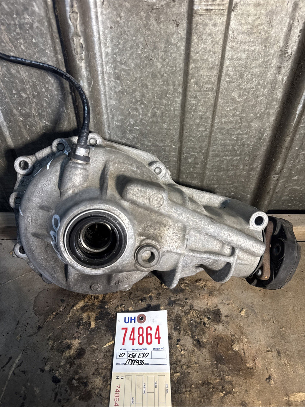 Front Differential Carrier Final Drive 3.64 AWD Diff OEM BMW X5D E70 7552533