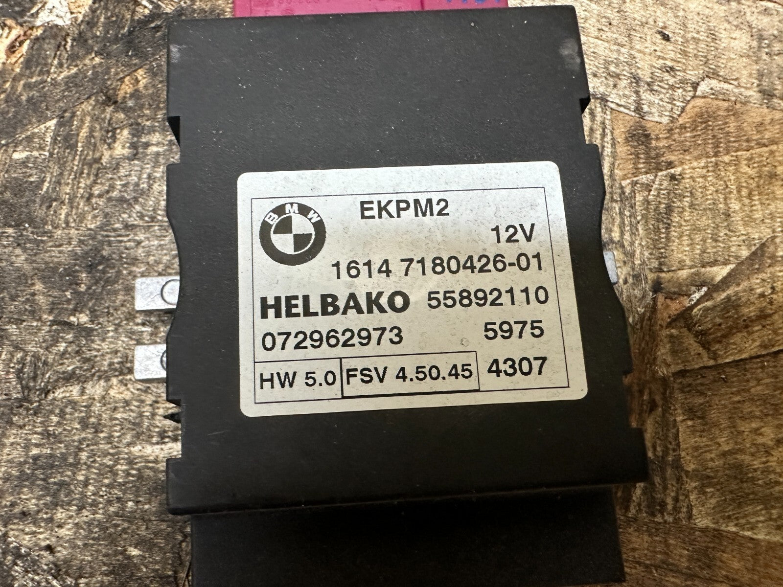 BMW 2006-2013 E60 E70 E82 E90 E92 EKPM2 FUEL PUMP CONTROL MODULE OEM 7180426