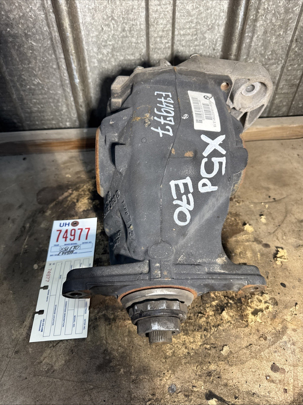 BMW REAR DIFFERENTIAL X5D SERIES E70 FINAL DRIVE 3.15 