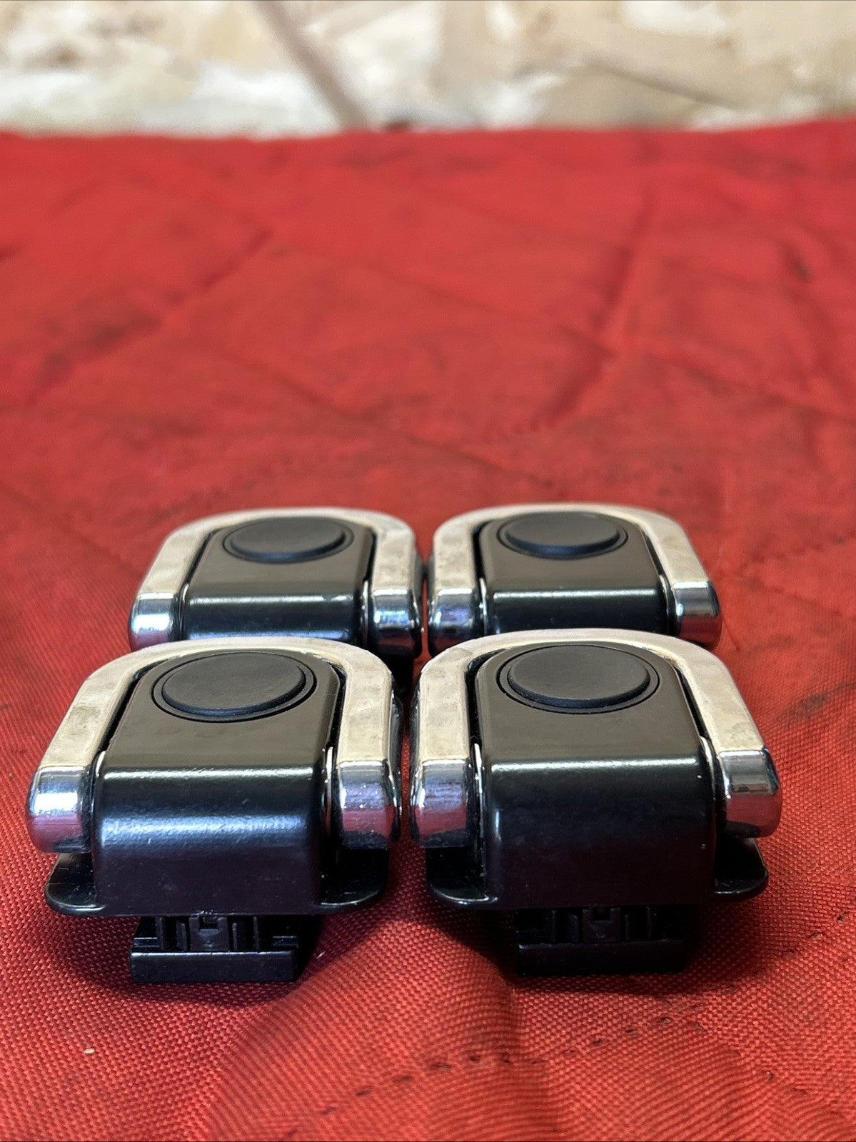 03-17 BMW X3 E83 F25 Rear Trunk Cargo Tie Down Hooks 3400537 Set of Four (4)
