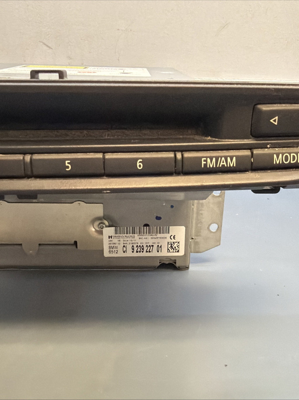 2007 - 2013 BMW E70 X5 Navigation Am/Fm Radio Audio Player Assembly 9239227 OEM