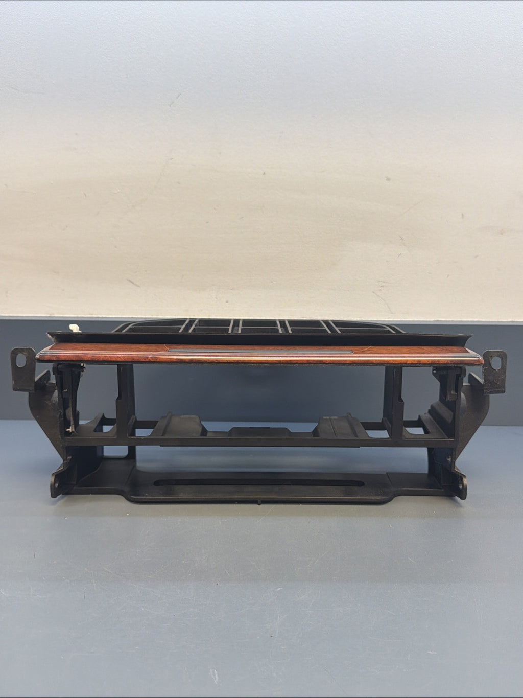 98-03 BMW E39 525i 530i Radio Panel Wood Cover Trim 7037713 OEM