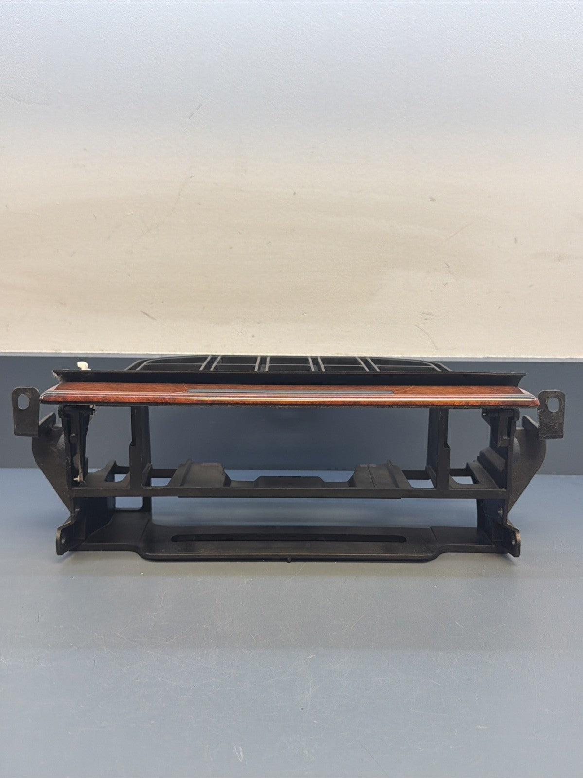 98-03 BMW E39 525i 530i Radio Panel Wood Cover Trim 7037713 OEM