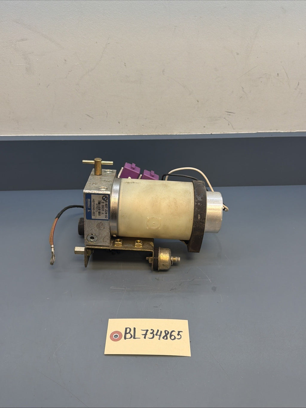 96-02 BMW E36/7 Z3 ROADSTER TOP ROOF HYDRAULIC PUMP MOTOR W RELAYS 8407224 OEM