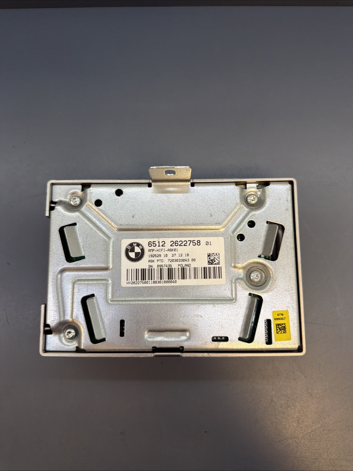 2018 - 2023 BMW F39 X2 RADIO AUDIO AMPLIFIER CONTROL MODULE UNIT 2622758 OEM