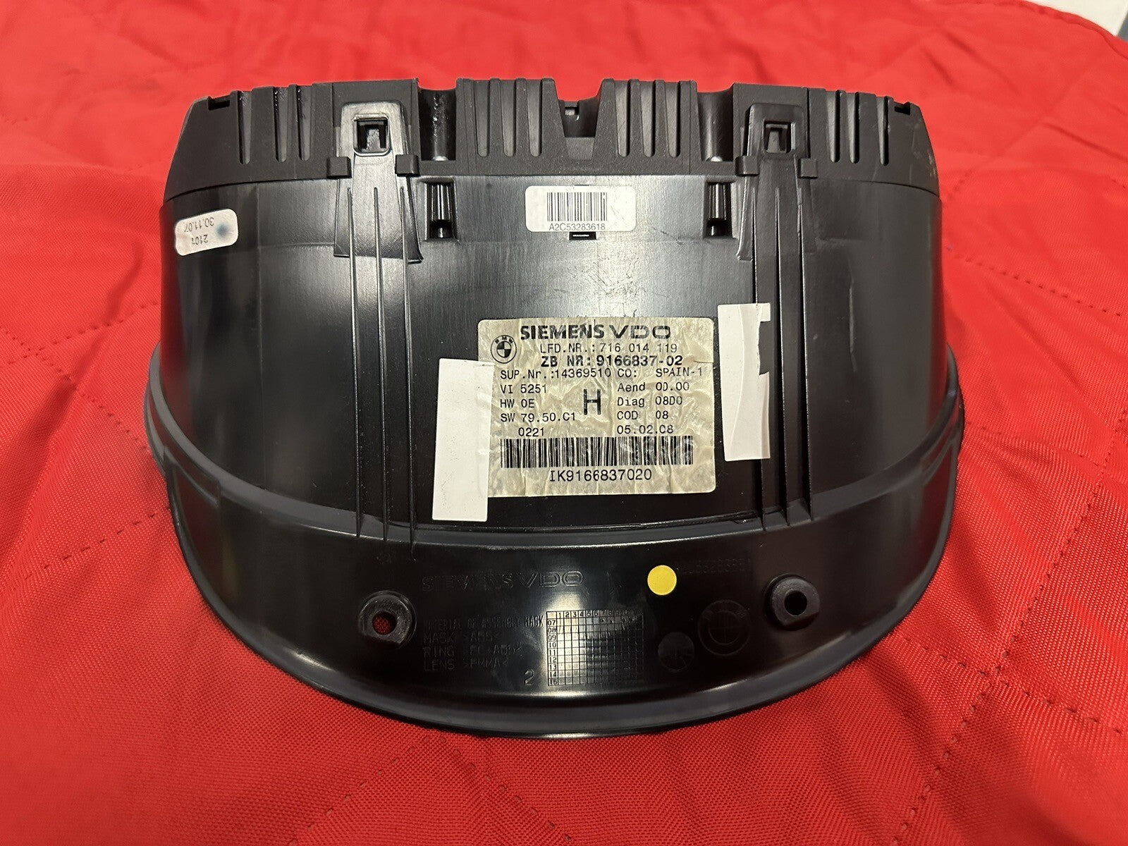 06-12 BMW SPEEDOMETER INSTRUMENT CLUSTER E90 E92 E93 3-Series OEM 9166837