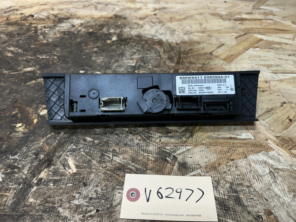 BMW 2006-2012 E90 E9X HEARTER/AC CLIMATE CONTROL SWITCH PANEL OEM 6983944