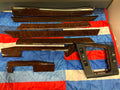 01-05 BMW E46 4 DOOR SEDAN 3 SERIES WOOD GRAIN TRIM INTERIOR 8 PIECE SET OEM