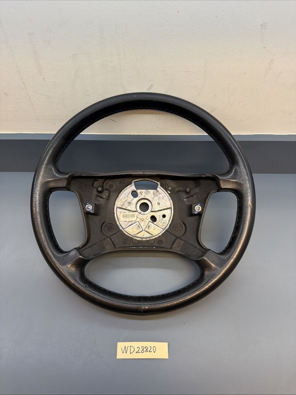 2004-2006 BMW X3 E83 4-Spoke Steering Wheel Black Leather OEM 3411790