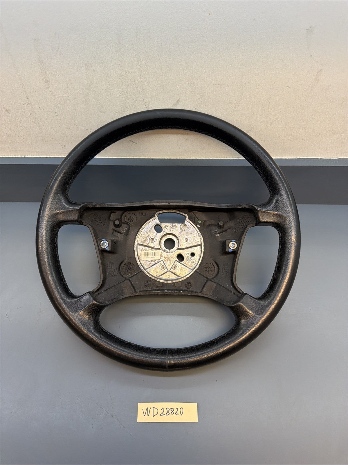 2004-2006 BMW X3 E83 4-Spoke Steering Wheel Black Leather OEM 3411790