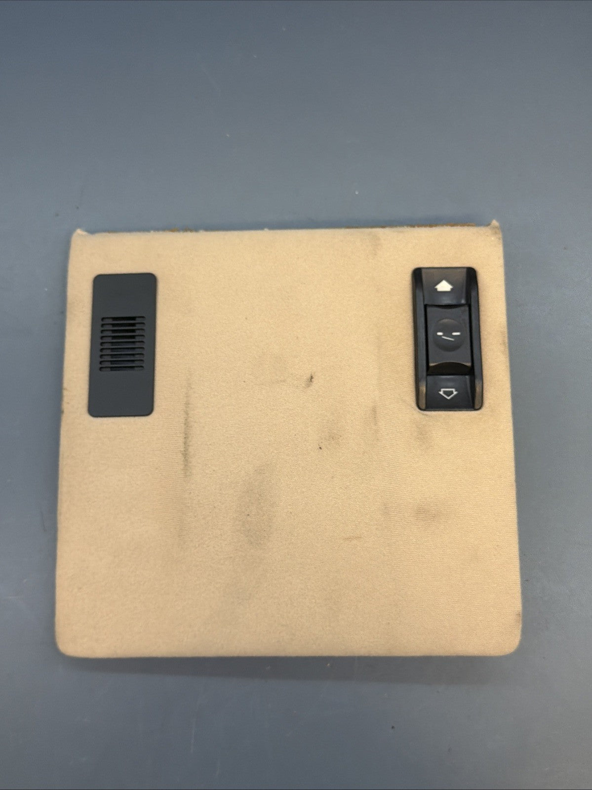 2001-2005 BMW 3-Series E46 Beige Sunroof Motor Cover w/ Switch OEM 51448222350