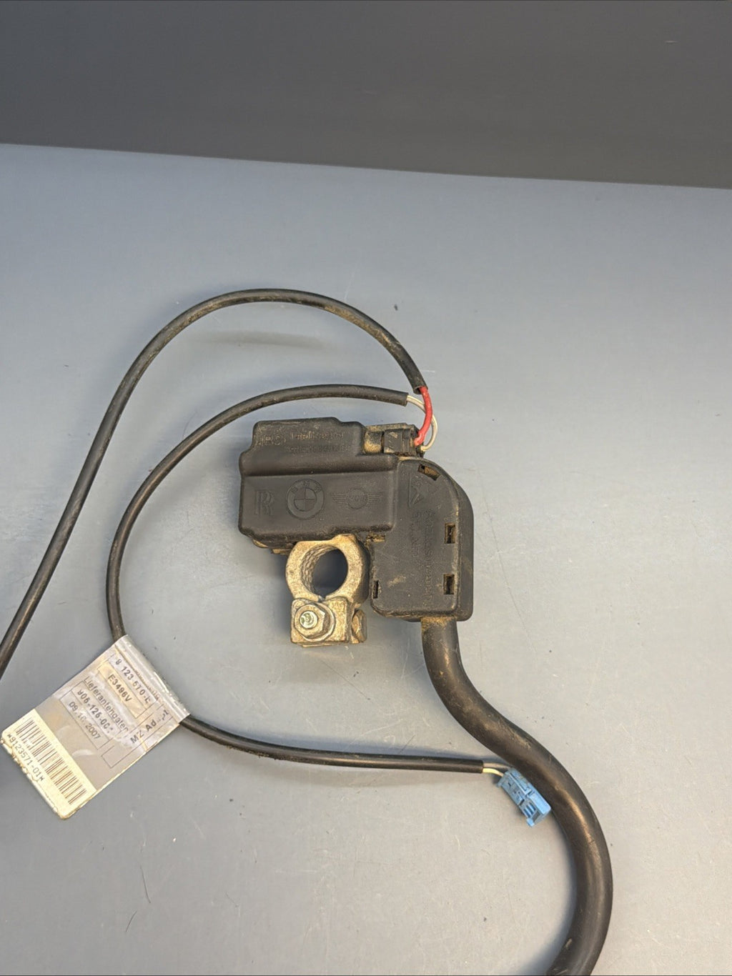 06-13 BMW X5 E70 E90 328i 325i Rear Trunk Battery Negative Cable 9164352