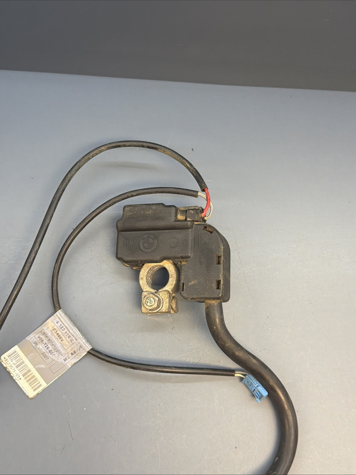 06-13 BMW X5 E70 E90 328i 325i Rear Trunk Battery Negative Cable 9164352