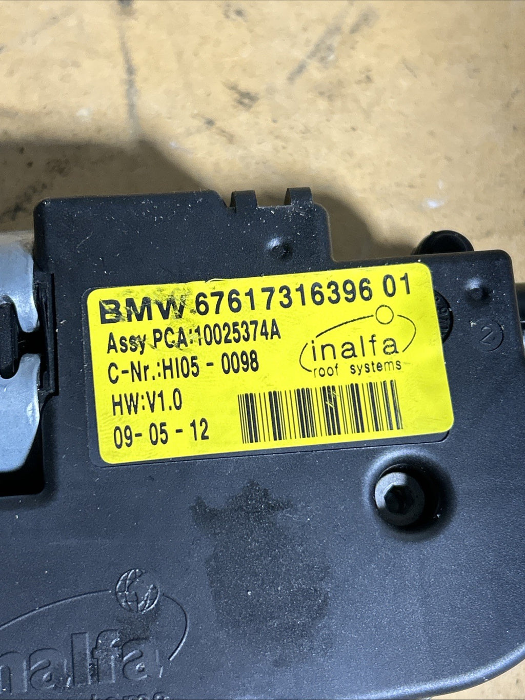 2011-2018 BMW X1 X3 X4 X5 Panoramic Sunroof Drive Motor 7316396 OEM