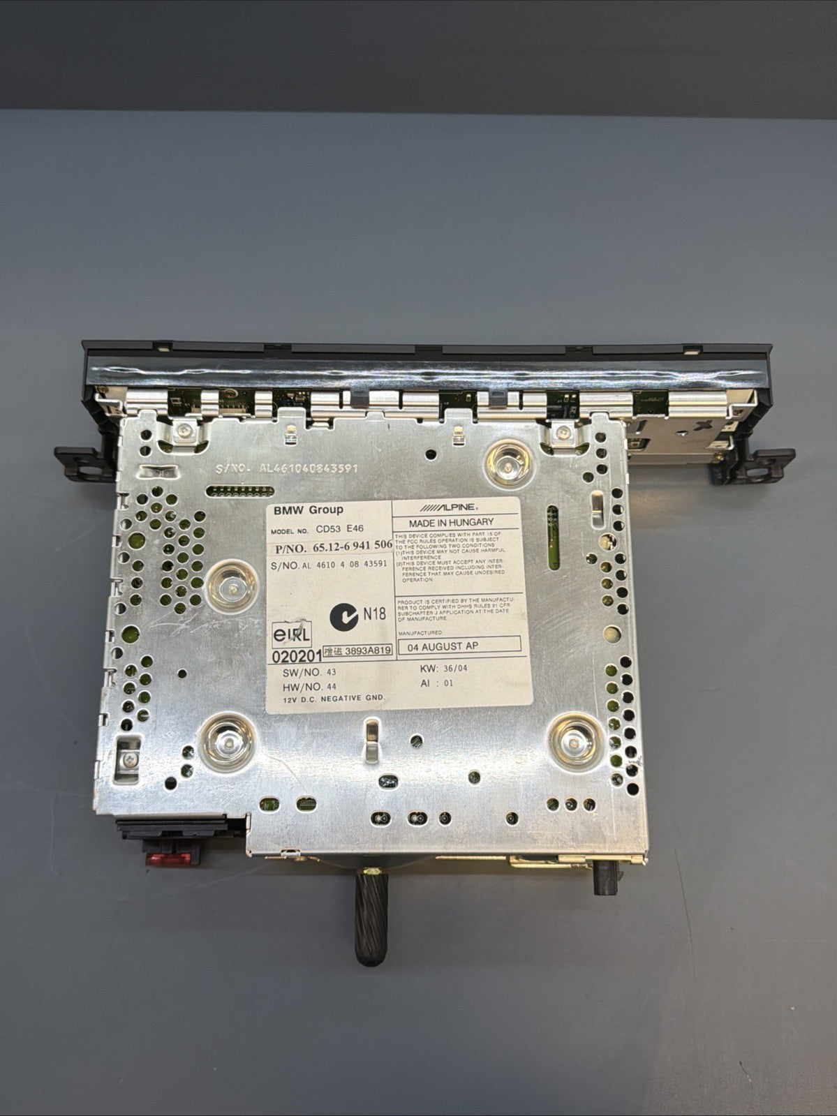 01-06 BMW 3 Series E46 325 330 M3 CD Player Business Radio 6941506