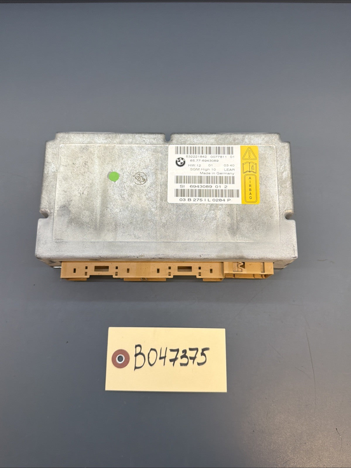 2004–2007 BMW E60 E61 Rear Safety Gateway Control Module SGM OEM 65776943089