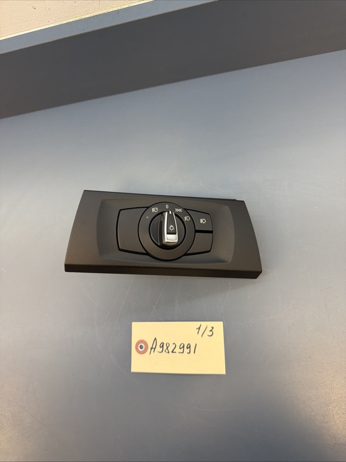 06-11 BMW E90 E92 328i 335d Headlight Control Switch Unit Black 9169398 OEM