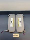 13-15 BMW E84 X1 SUN VISOR MIRROR LEFT RIGHT SET OEM 6905983 GREY