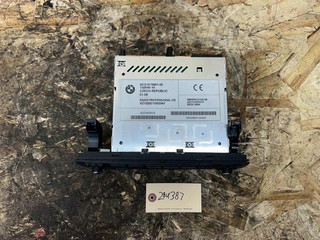 BMW 2006-2012 E90 E9X 3 SERIES CD RADIO SAT PLAYER OEM 9178861