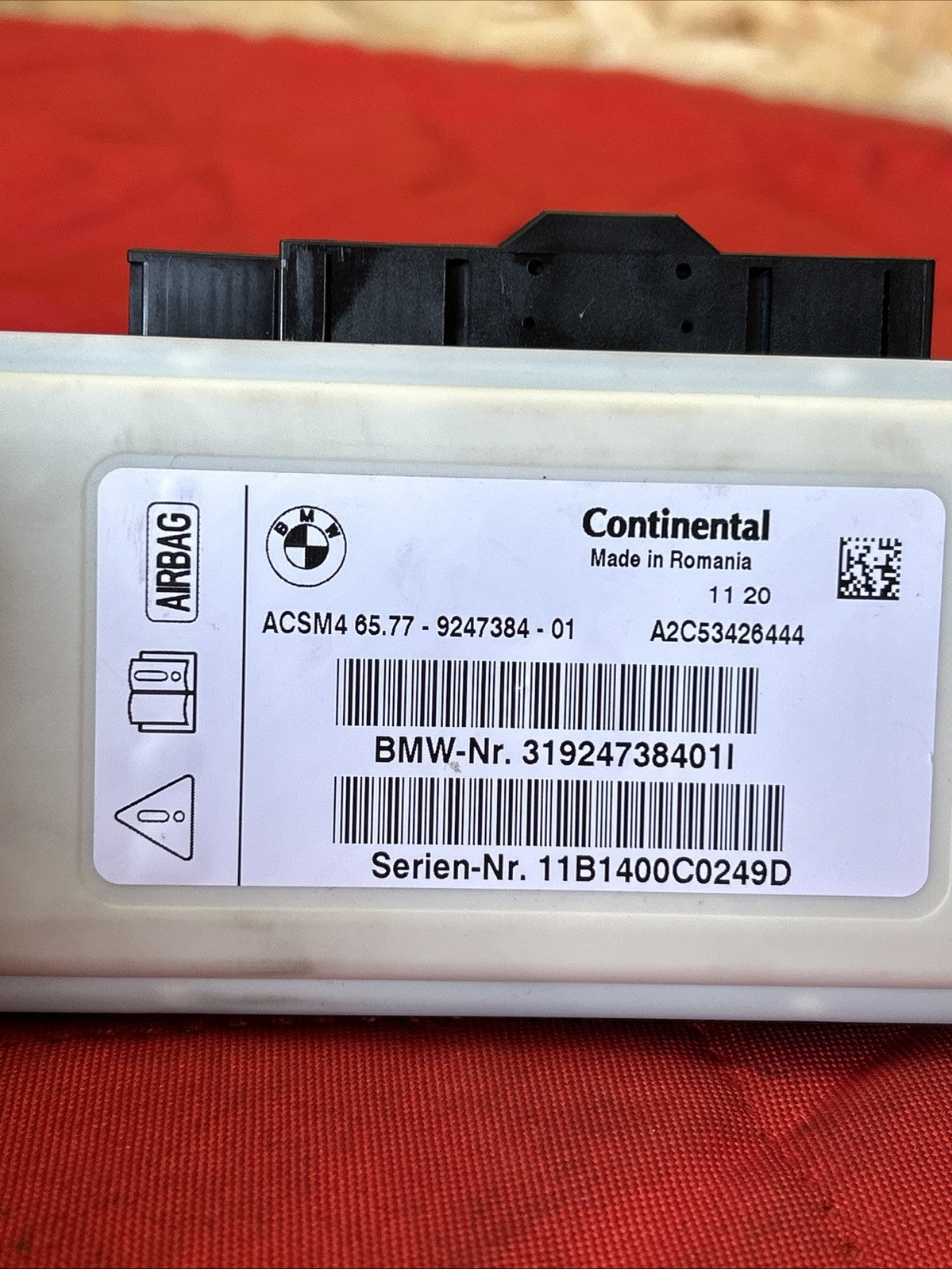 BMW 3 4 5 Series F10 F30 F32 F12 F25 F01 Control Module Unit 9247384 OEM