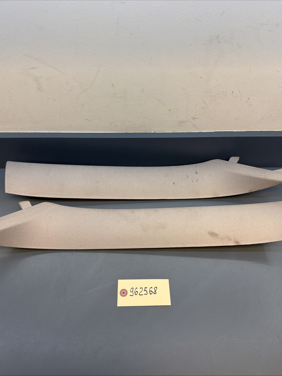 12-16 BMW F30 Front Left & Right A Pillar Trim Panel Cover Grey 7220995 7220996