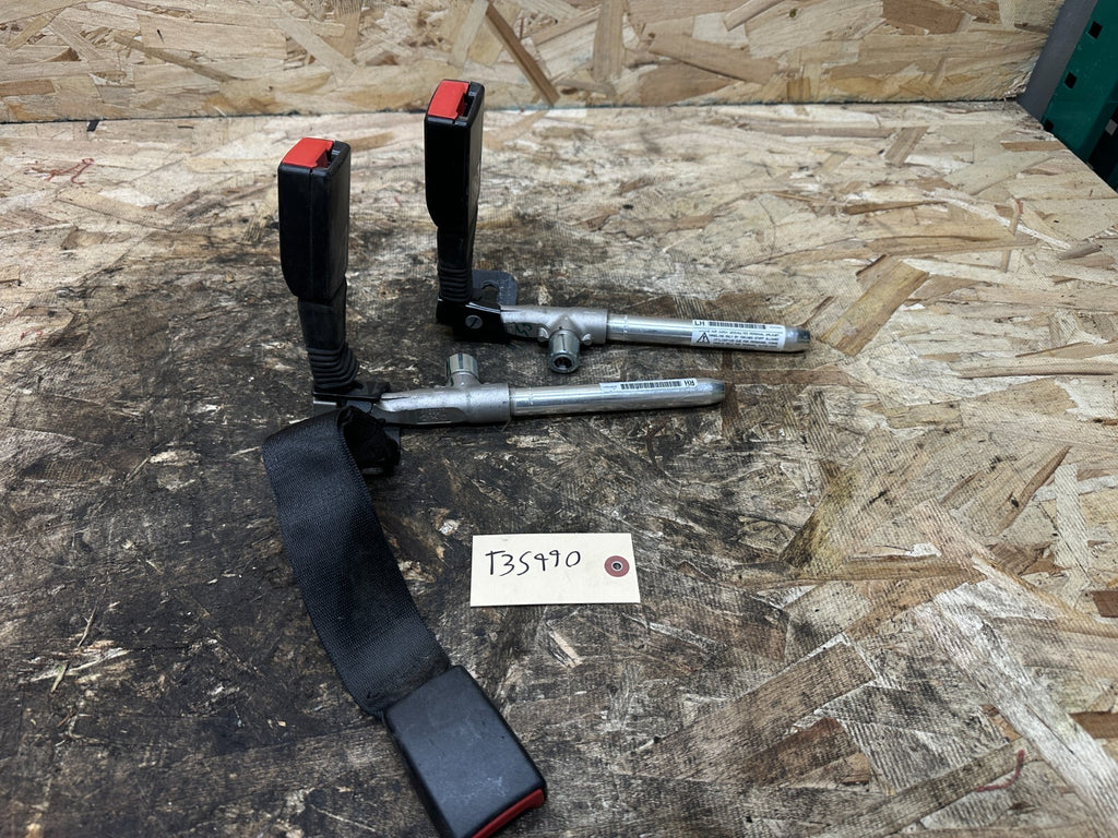 BMW 2006-2012 E90 REAR SEAT BELT BUCKELS+SRS SYSTEM TENSIONER SET OEM 6975364