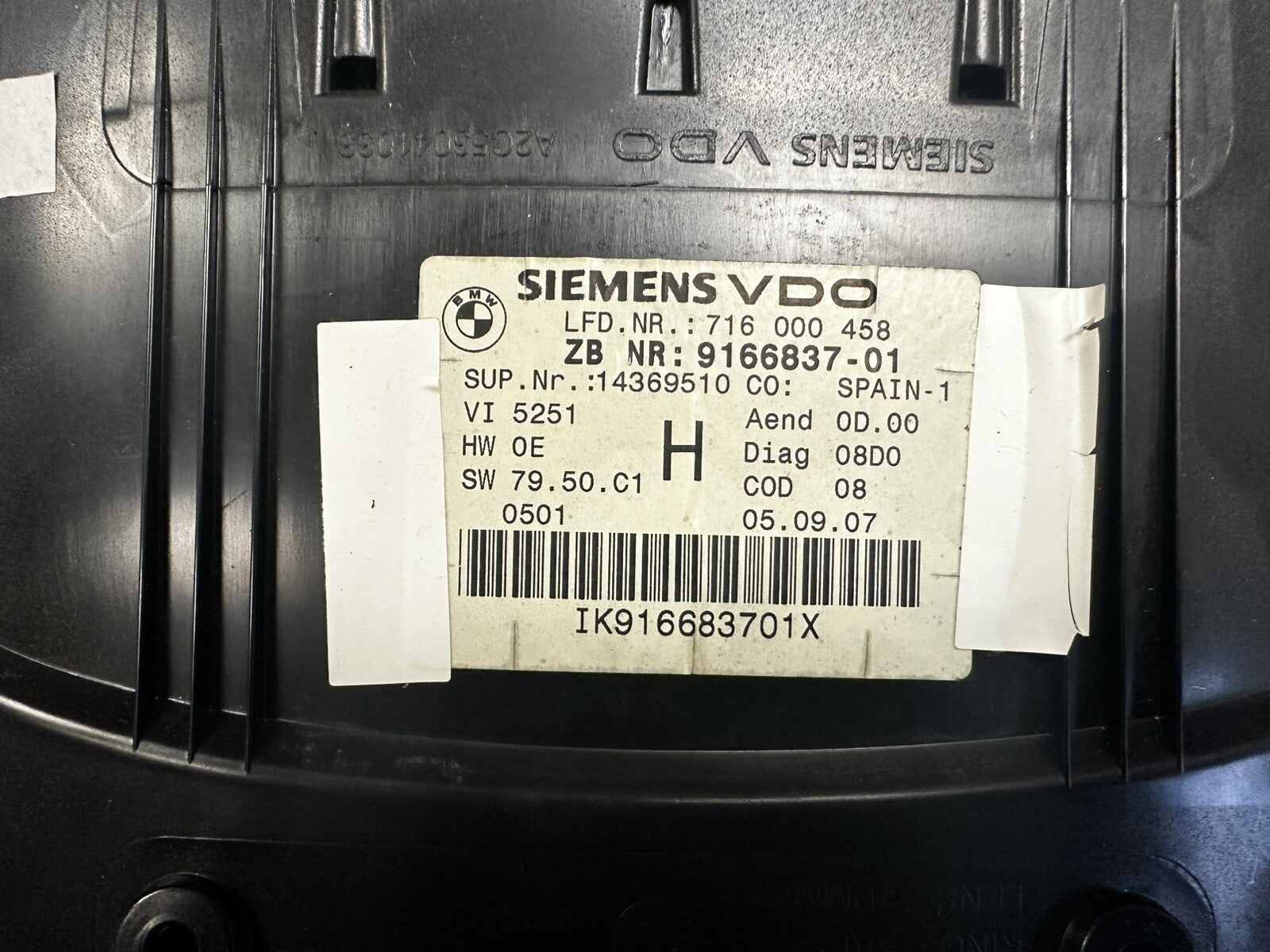 2007-2013 BMW 325 328 330 335  Instrument Gauge Cluster Speedometer 9166837 OEM