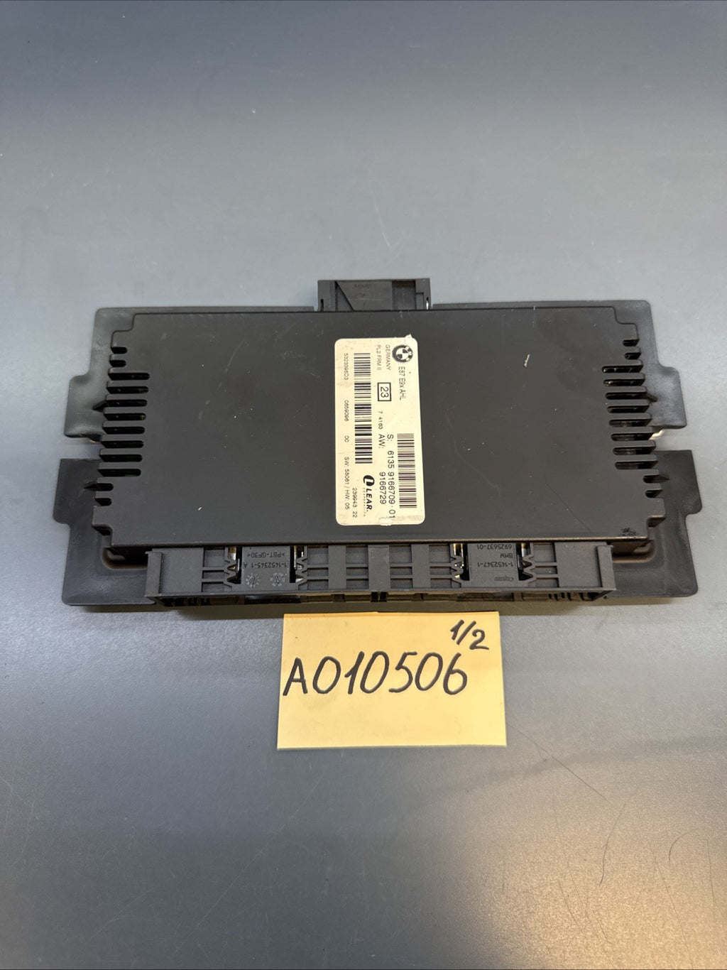 07-10 BMW E92 E93 328i 335i M3 PL2 FRM2 FOOTWELL LIGHT CONTROL MODULE 9166709