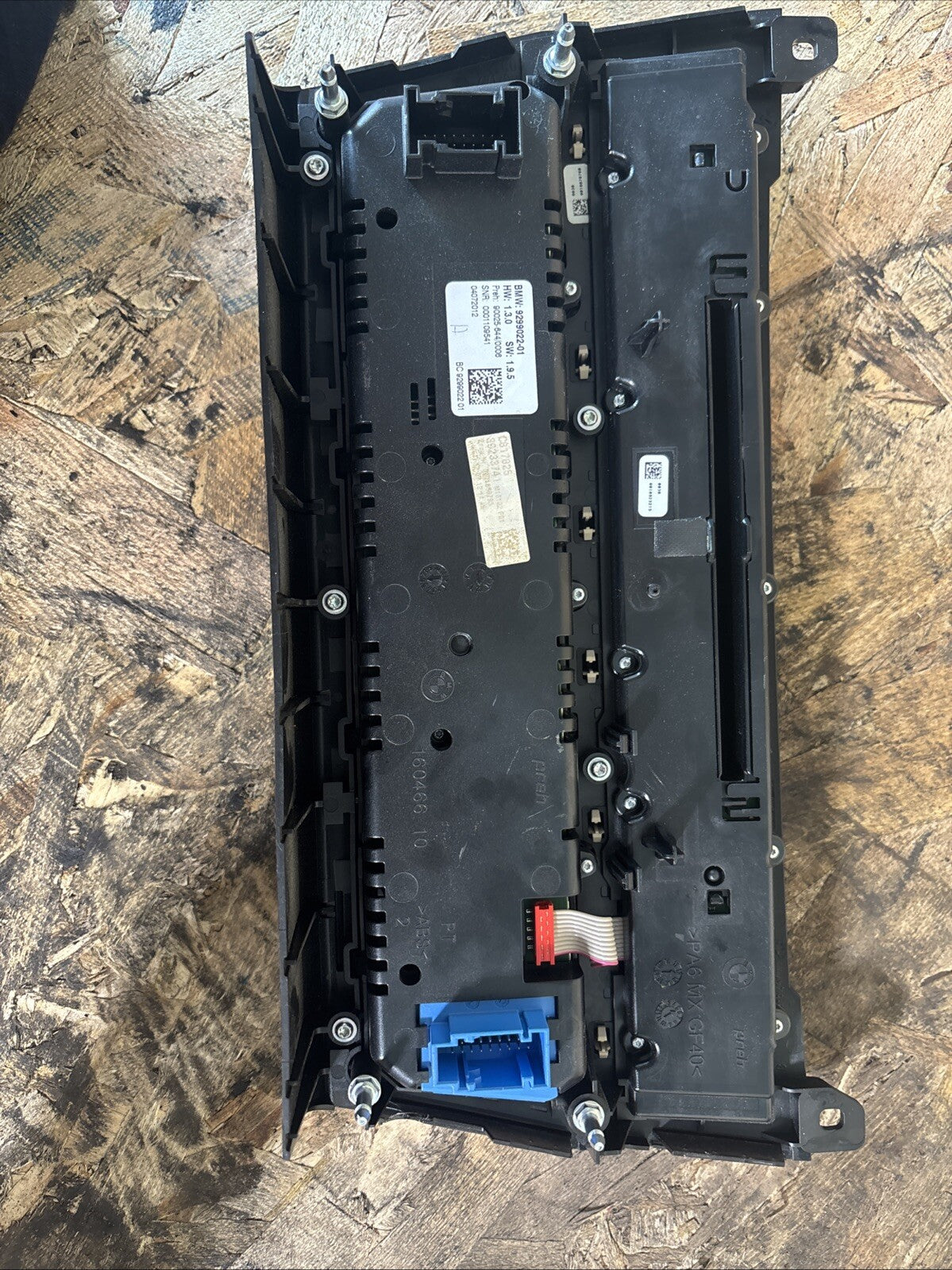 2012 BMW 5 F10 550i xDrive left-hand drive climate control control unit 9299022