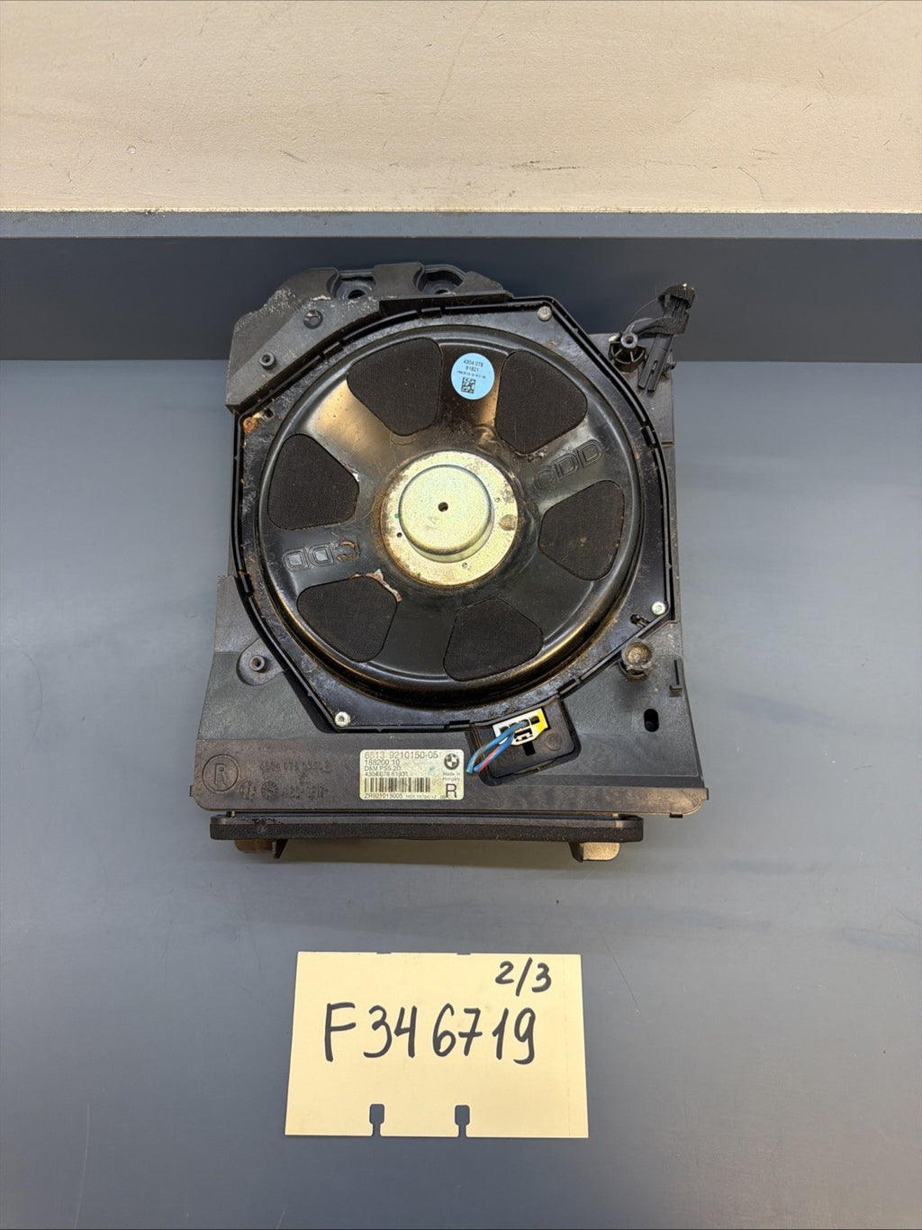 2012-2015 BMW F30 320 328 335i Front Right Side Speaker Subwoofer 9210150-05 OEM