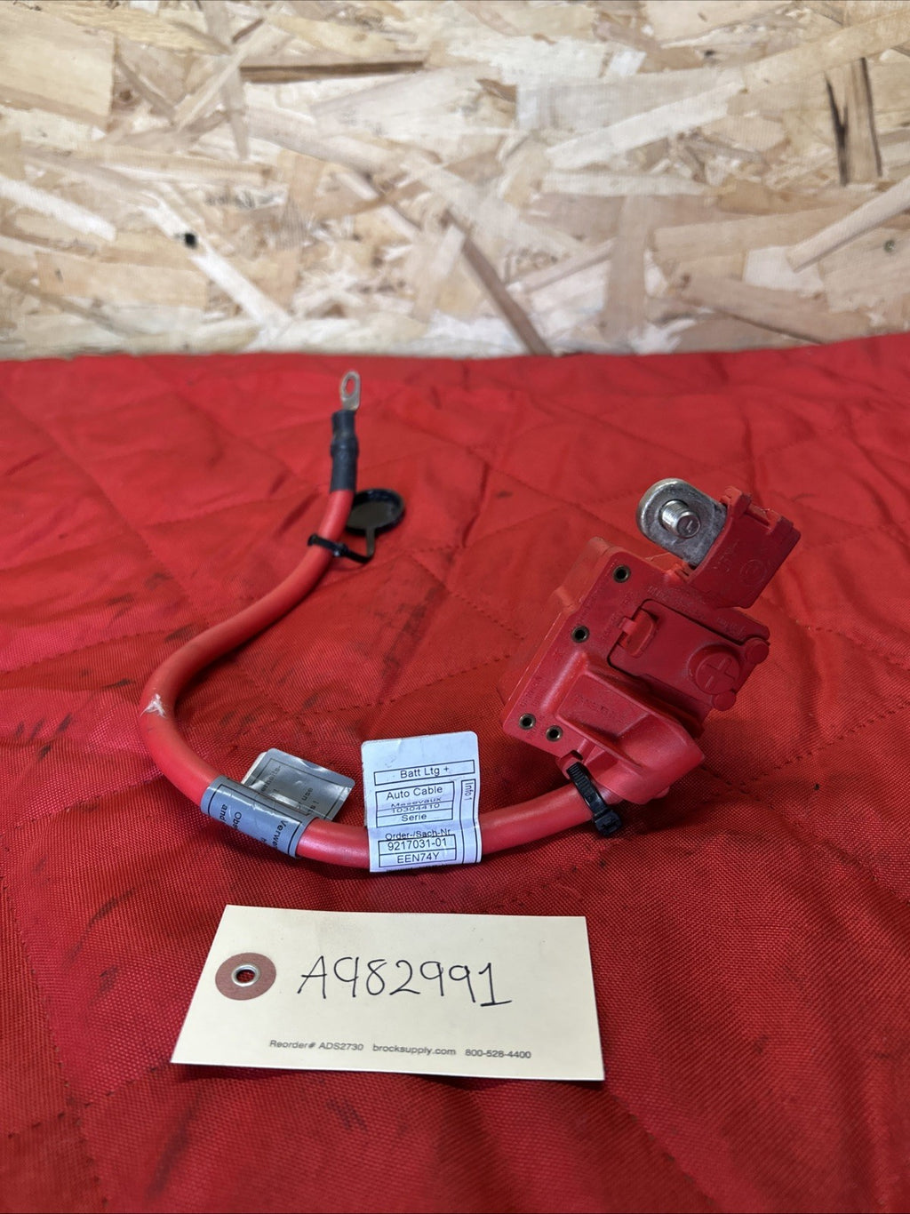 06-13 BMW 335i E92 E90 328i Positive Terminal Battery Cable 9217030 9217031