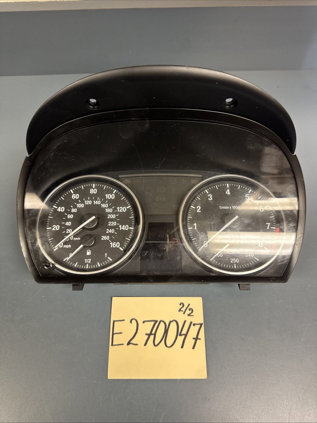 06-13 BMW 328i 335i E90 E92 E93 Speedometer Guage Instrument Cluster Display OEM