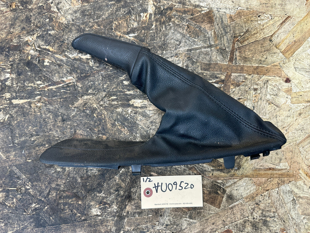 BMW 07-13 E88 E82 1 SERIES EMERGENCY PARKING BRAKE BOOT COVER BLACK OEM 9142741