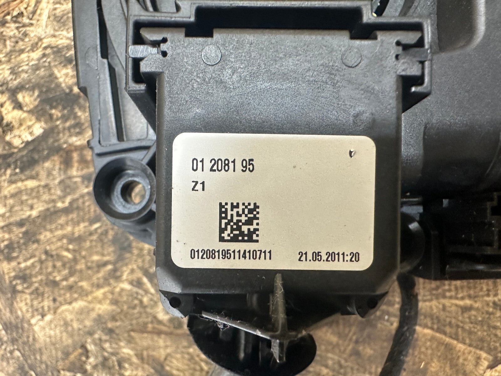 BMW 06-12 E90 STEERING COLUMN SWITCH MODULE COMPLETE W CLOCK SPRING OEM 9169755