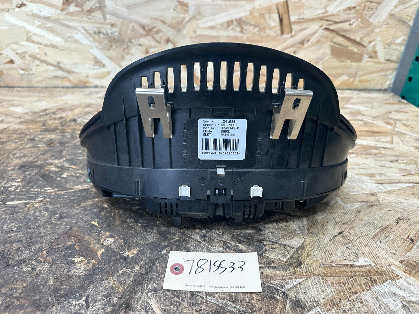 BMW 10-13 F10 5 SERIES SPEEDOMETER INSTRUMET GAUGE CLUSTER MPH 135k MI 9249343