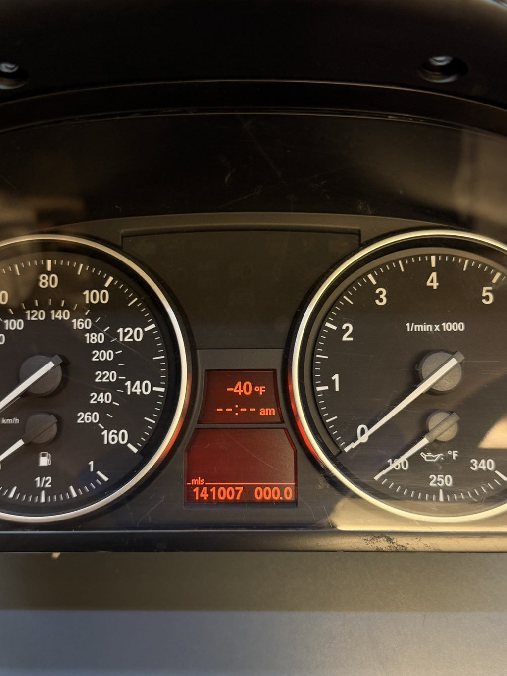 07-11 BMW E90 E92 E93 335i N54 N55 Instrument Speedometer Cluster 9166858 141K