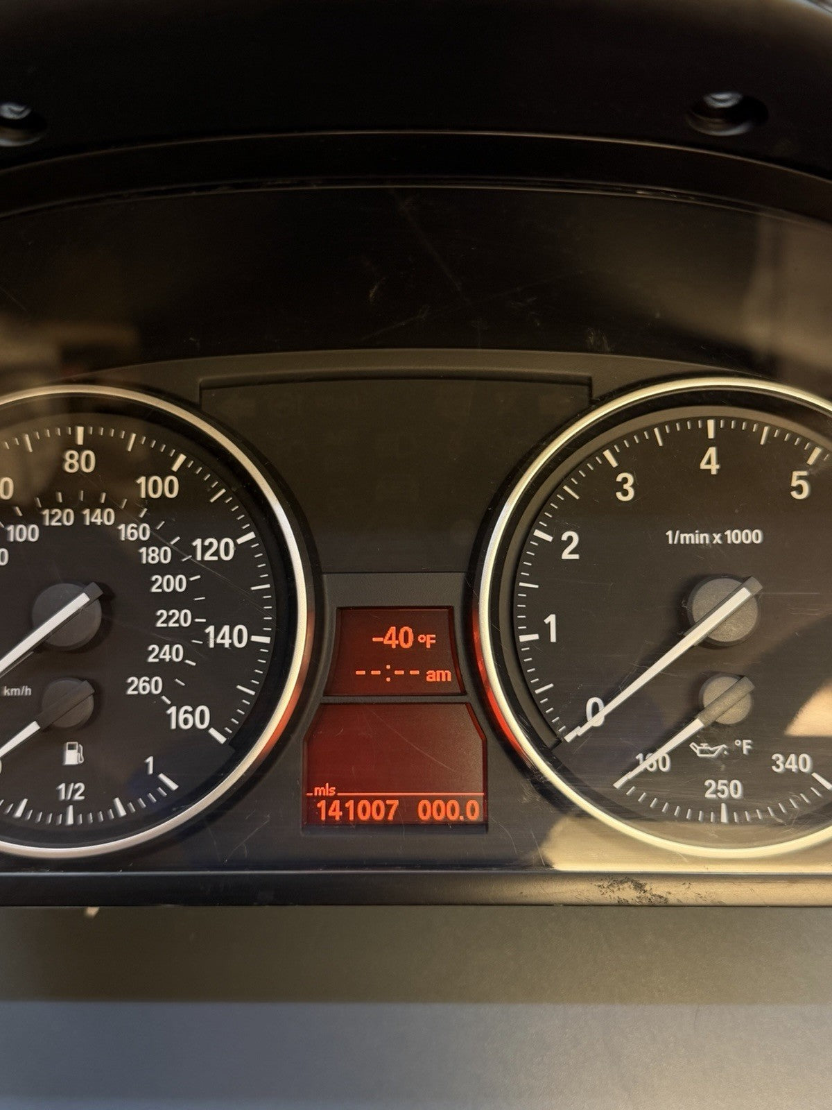 07-11 BMW E90 E92 E93 335i N54 N55 Instrument Speedometer Cluster 9166858 141K