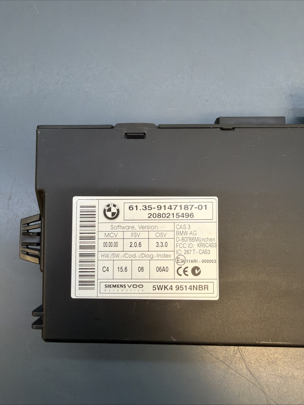 2008-2009-2010 BMW 335i  DME ECU CAS KEY MSD80 SET 7583332