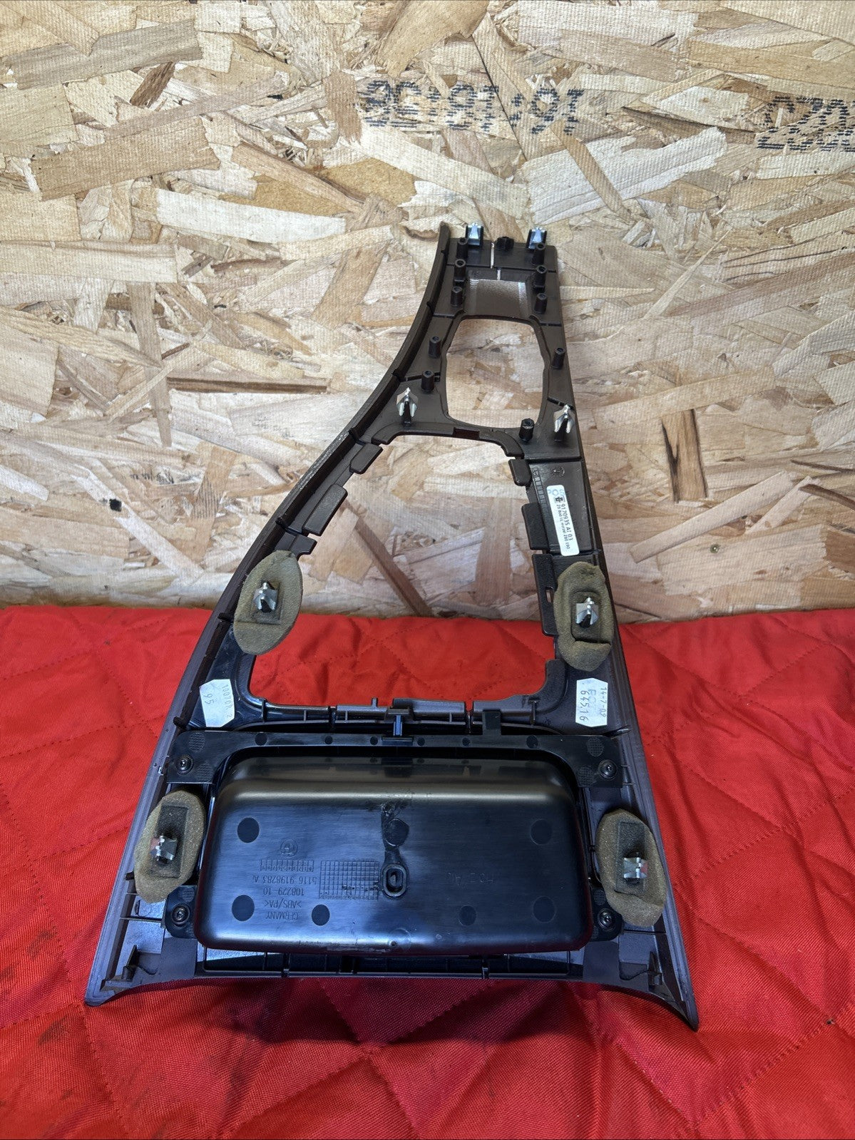 07-13 BMW E90 E92 328i 335i CENTER CONSOLE WOOD CIC TRIM OEM 9170935