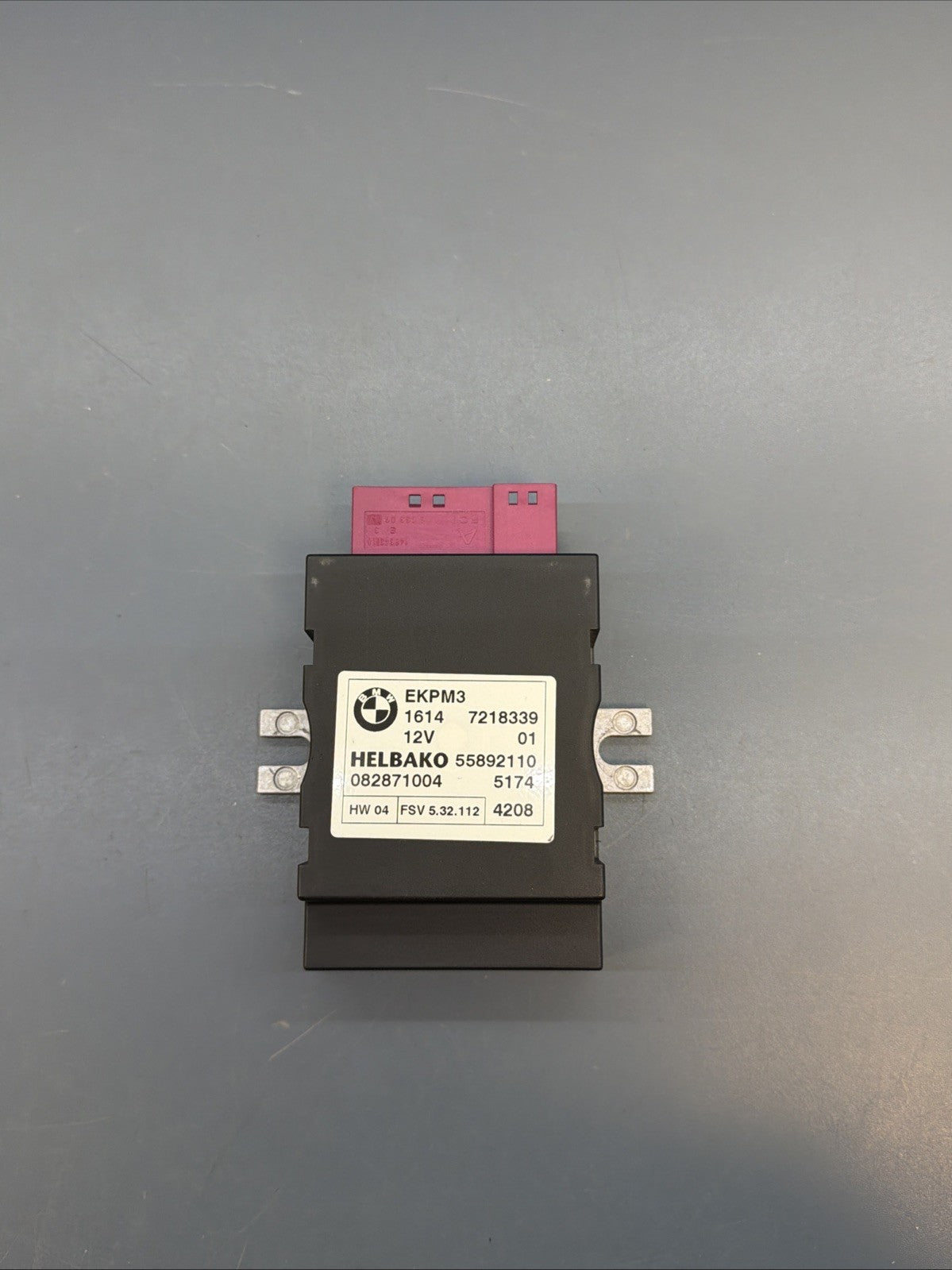 BMW 2006-2013 E90 E92 E9X FUEL PUMP CONTROL UNIT OEM 7218339