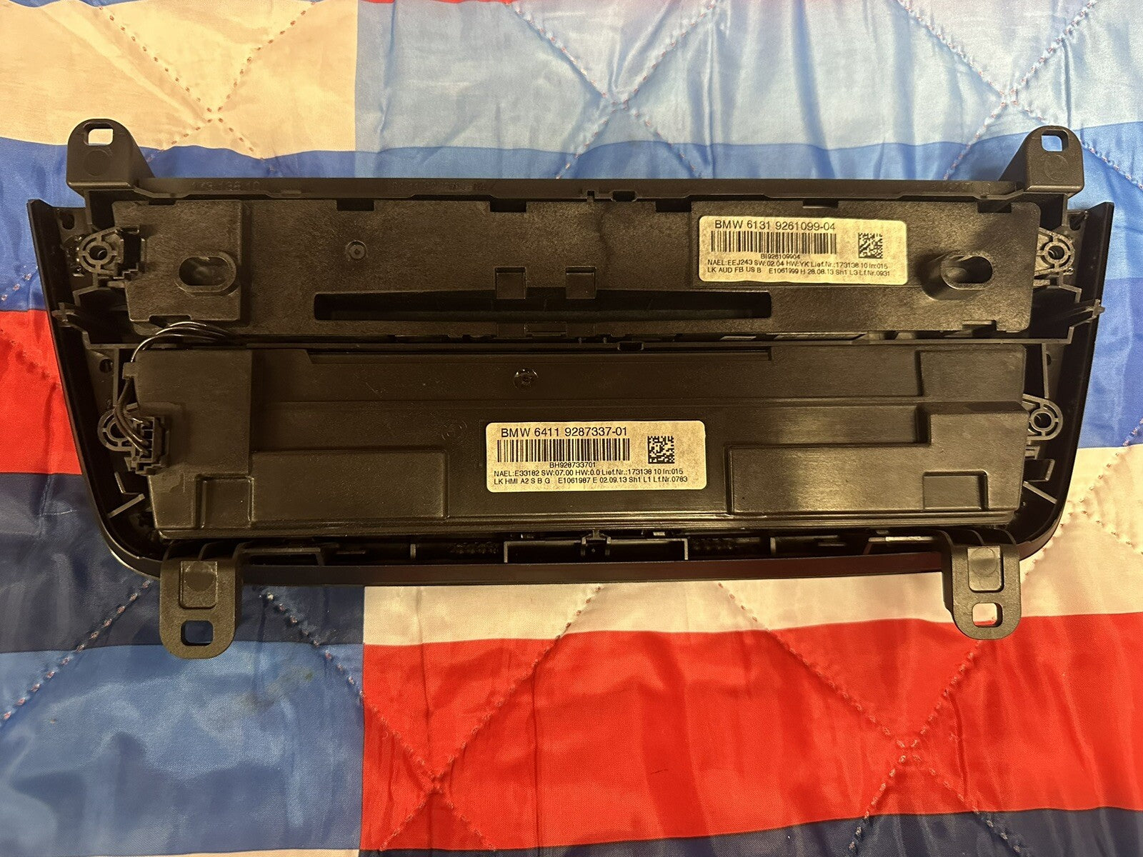 13-18 BMW 320 F30 CLIMATE CONTROL HEATER A/C SWITCH WITH RADIO UNIT OEM 9261099