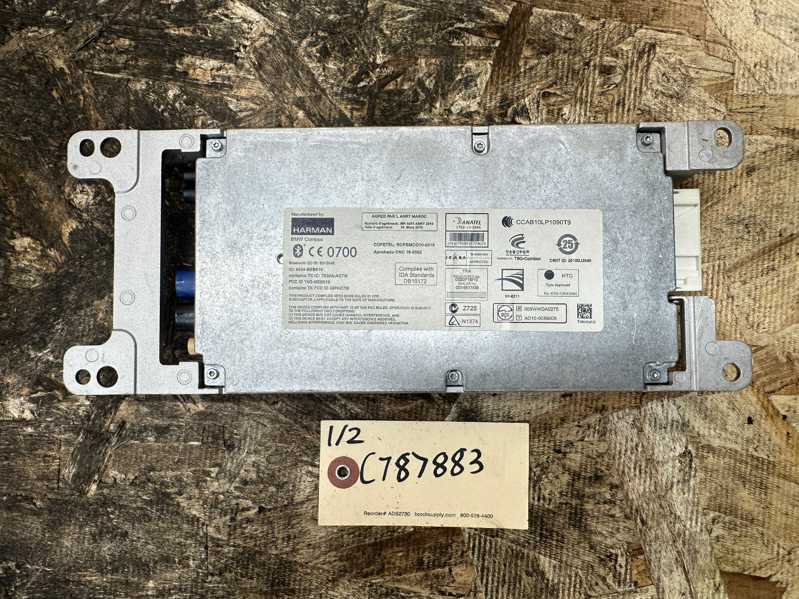 BMW 11-17 F25 F10 F30 HARMAN BLUETOOTH TELEMATIC CONTROL MODULE OEM 9257153