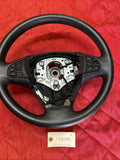 2011-2017 BMW X3 F25 OEM THREE SPOKE STEERING WHEEL Leather Heated 9385479