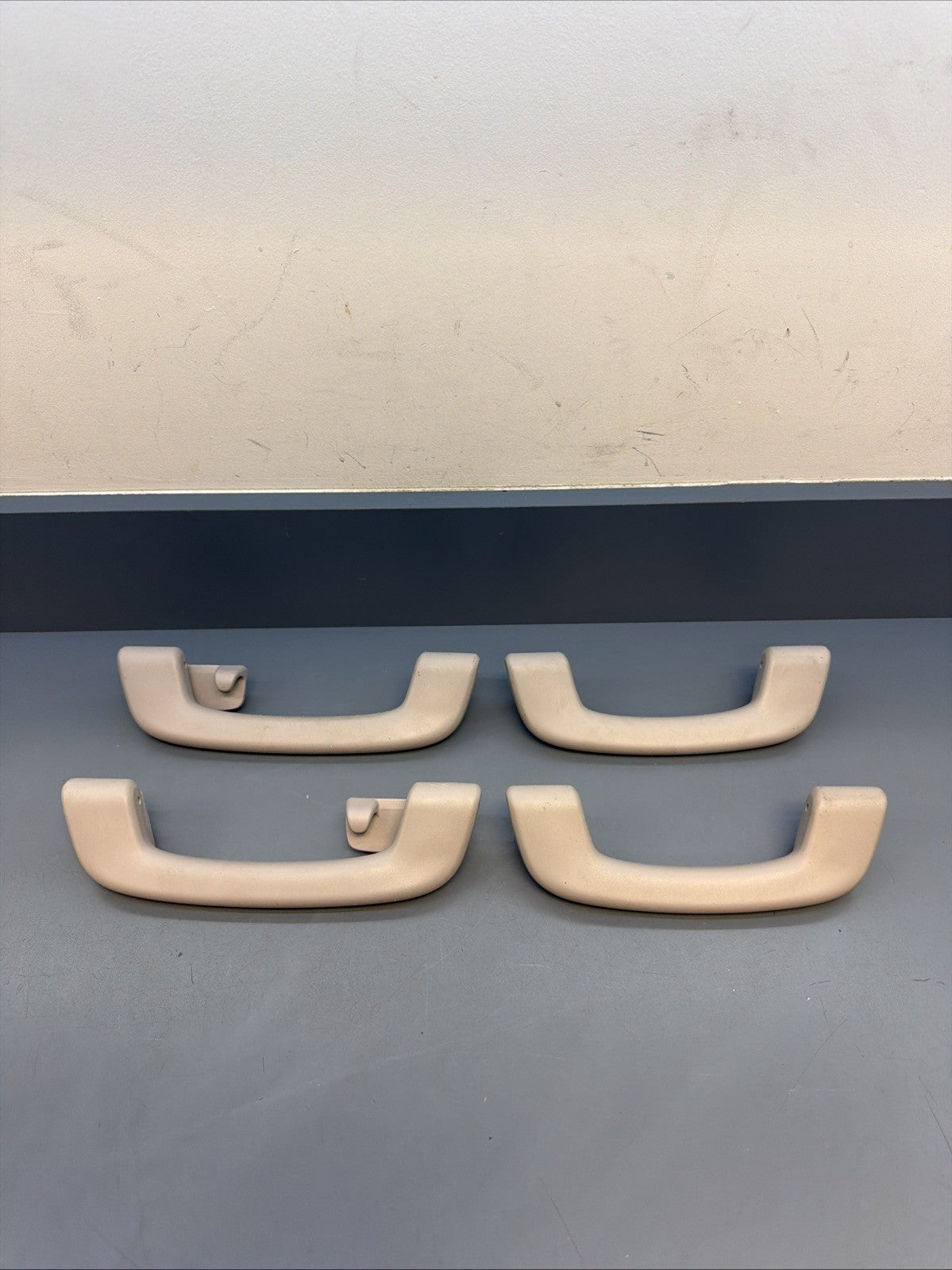 12-16 BMW 328I F30 SEDAN FRONT & REAR UPPER ROOF GRAB HANDLE SET OF 4 OEM GRAY